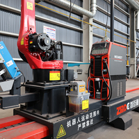 ZMDE Nueva condición Estructuras metálicas Viga de acero Robot de soldadura automática Estación DE TRABAJO Robot Línea de soldadura