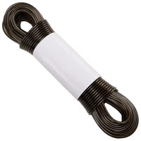 Corde à linge en PVC durable pour usage intérieur/extérieur avec options de suspension polyvalentes pour paniers et étagères