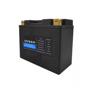 12VリチウムイオンLifepo4オートバイバッテリーメンテナンスフリー8Ah 9Ah 18Ah充電式スターターバイク用 - Product Image 1
