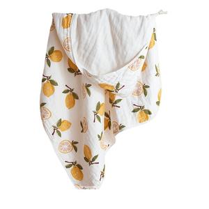 Nouveau-né Swaddle Gaze Pur Coton 6 Couches Bébé <span class=keywords><strong>Couverture</strong></span> Unique Enfants À Capuche Serviette De Bain Motif Floral Mince Wrap En Gros - Product Image 1