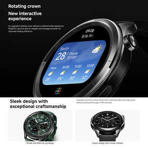 Montre connectée Xiao Mi Watch S4 mondiale avec écran AMOLED de 1,43 pouces, batterie longue durée de 486 mAh, étanche 5 ATM, montre de sport - Product Image 4