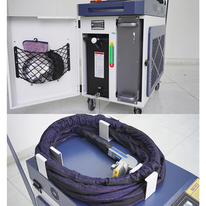 เครื่องทำความสะอาดด้วยเลเซอร์ MAX Brand 2000w/3000w แบบต่อเนื่อง ใช้แหล่งกำเนิดไฟเบอร์เลเซอร์เพื่อการกำจัดสนิมและคราบน้ำมันบนโลหะอย่างมีประสิทธิภาพ สำหรับอะลูมิเนียม - Product Image 4