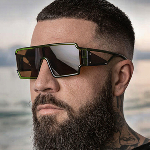 Gafas de Sol Cuadradas de Moda para Mujer Twooo 073, de Gran Tamaño, Clásicas, con Protección UV400, Montura de PC, en Naranja, <span class=keywords><strong>Verde</strong></span>, Rosa y Blanco - Product Image 3