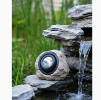 Lampe solaire d'extérieur en forme de roche réaliste, lampe de paysage à angle réglable, lumière LED pour pelouse, jardin et cour arrière