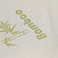 Tissu en bambou tricoté jacquard, tissu laminé pour la literie, protège-matelas