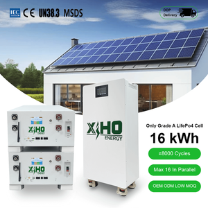 Batterie domestique solaire verticale Xiho Grade A LiFePO4 51.2V 300Ah 280Ah 16KWH 15KWH pour stockage d'énergie - Product Image 1