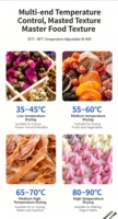 800W Dubbellaagse Voedseldehydrator Onafhankelijke Temperatuurregeling Mesh Thuis Commercieel Citroen Kiwi Appel Kruiden Beef Jerky Droogmachine