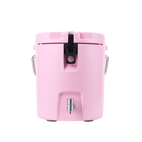 Seau à glace isotherme portable rotomoulé en PE de 8 L avec intérieur en acier inoxydable, personnalisable, moderne, haute qualité, faible MOQ, impression de logo