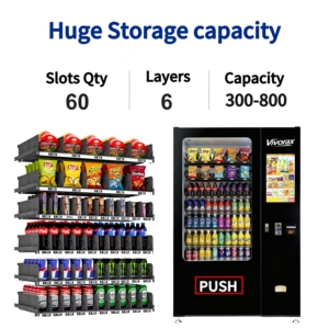 Đồng tiền hoạt động thông minh tủ lạnh máy mới Đông lạnh uống và snack bảng Top Máy bán hàng tự động cho thực phẩm và đồ uống đầu đọc thẻ - Product Image 5