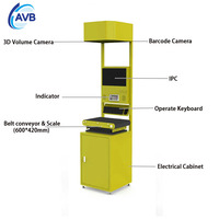 Nouvelle machine de tri de colis à convoyeur à bande avec balance de dimensionnement et de poids pour l'e-commerce et l'entreposage express