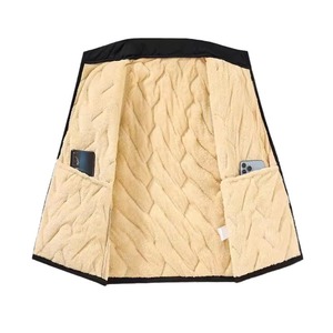 <span class=keywords><strong>Gilet</strong></span> da <span class=keywords><strong>Uomo</strong></span> con Imbottitura in Pile e Cotone Poliestere, Nuovo <span class=keywords><strong>Gilet</strong></span> Casual alla Moda e Caldo per l'Inverno, Giacca <span class=keywords><strong>Gilet</strong></span> da Papà - Product Image 4