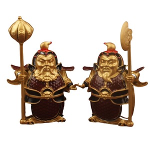 Figuras de Guardianes de Aleación Chapadas en Oro, Decoración de Mesa, Adornos para el Hogar de Año Nuevo Chino - Product Image 5