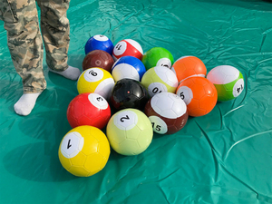 Biliardo gonfiabile poolgonfiabili gioco della palla da biliardo calcio tavolo gonfiabile palla da biliardo - Product Image 4