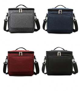 Bolsa Térmica de Gran Capacidad para Documentos o para Llevar al Hombro, con Aislamiento Térmico Grueso, para Estudiantes y Viajes, Bolsa de Picnic - Product Image 1