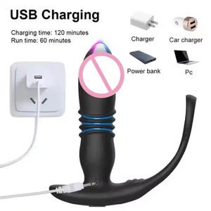 Massaggiatore Prostatico Impermeabile IPX7, Vibratore Dildo, Giocattoli <span class=keywords><strong>Sessuali</strong></span>, Vibratore per Orgasmo Maschile con Telecomando - Product Image 3