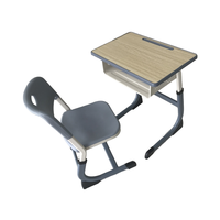 Mobilier scolaire moderne Chaise de bureau simple pour étudiant du primaire pour la salle à manger, la chambre et le salon-Matériau métallique durable