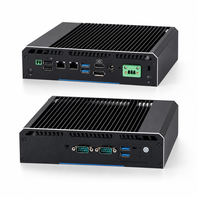 I3/I5/I7 8th 8130U Industrial Mini PC 6*USB Dual LAN 2*RS232/485 WIFI 4G Module 9-36V HD+DP Dual Display Embedded Controller