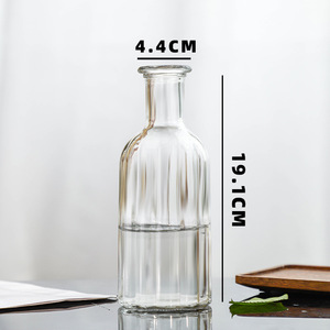 Set di Vasi Vintage in Cristallo Trasparente, Mini Vasi Decorativi <span class=keywords><strong>per</strong></span> Fiori, Stile Antico, Set da 3 o 5 Pezzi - Product Image 3