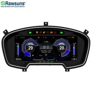 Penuh LCD Display EV 12.3 "12.3 Inch Dashboard RDB230A Panel Instrumen Tradisional dan Mobil Listrik Kendaraan