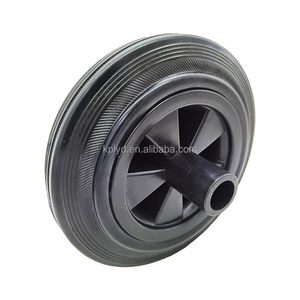 Fabrik-direkt 240-liter-außen-mülltonnen-rollen 8-zoll-massivgummi-rollen - Product Image 1