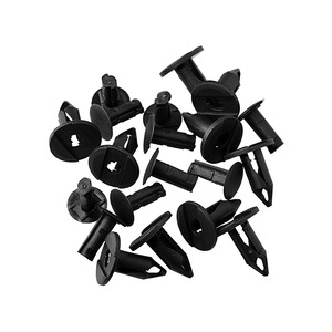 B28 Nylon Car <b>Bumper</b> <b>Clip</b> 20mm Length 8mm Width For Audi Honda Buick Repair Replacement Fastener - Product Image 2
