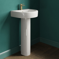 Guide d'achat des lavabos sur pied complets Concept Arc Basin Concept Arc Basin Lavabo semi-sur pied pour salle de bain Idée de lavabo vasque pour baignoire