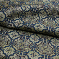 Tissu Jacquard Écologique Occultant Double Face pour Vêtements Hommes et Filles, Brocart Damassé Occultant