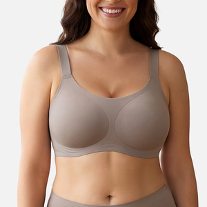 <span class=keywords><strong>Sujetador</strong></span> inalámbrico push-up de gel sin costuras para mujer, con soporte completo, realce y antideslizante, con tirantes anchos ajustables, venta al por mayor OEM - Product Image 2