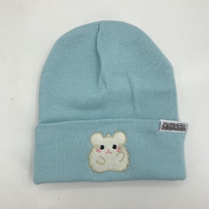 New Fashion Factory Logo Winter Acryl Strick mütze Schädel kappe Warm Slouchy Cute Animals Bestickte Mütze