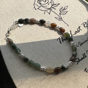 Pulsera de cuentas de arroz circular de estilo coreano con diseño de nicho único de plata esterlina S925, pulsera de joyería con cuentas finas al por mayor - Product Image 6