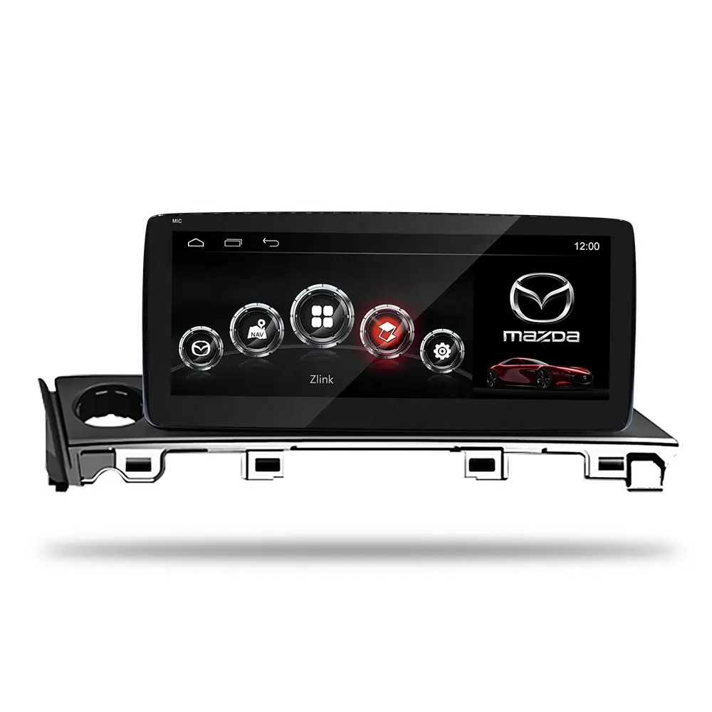 Hot Sell 4 64G Android 12 Auto DVD-Player für Mazda 6 2015-2019 mit 10,25 Zoll IPS-Bildschirm 1920*720 Auto GPS mit drahtlosem Carplay