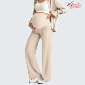 Leggings de yoga de maternité <span class=keywords><strong>taille</strong></span> haute, effet push-up fessier, respirants, extensibles, compressifs, pour femme, personnalisables, pour la gym et l'entraînement - Product Image 1