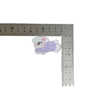 MFan Pastoral Puppy: Nuove Decorazioni in Acrilico con Stampa Cartoon, Fiori in Resina, Accessori <span class=keywords><strong>Fai</strong></span>-<span class=keywords><strong>da</strong></span>-<span class=keywords><strong>Te</strong></span> per Scarpe e Gioielli - Product Image 5