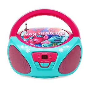 Vofull Portable CD Player FM/AM Radio For Prenatal Education Early Education Students Learning