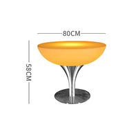Nouvelle table de bar lumineuse à LED pour extérieur, haute et carrée, idéale pour les KTV et les banquets