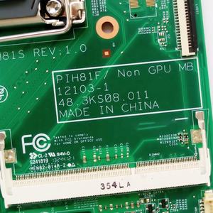 Ristrutturato per Lenovo S520/S3040-323 M7200z M7250z PIH81F IH81S 12103-1 scheda madre Intel Chipset <span class=keywords><strong>DDR3</strong></span> memoria a doppio canale - Product Image 4