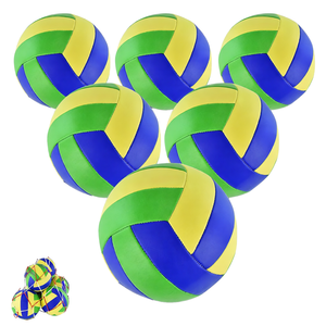 Volleyball <b>Training</b> <b>Ball</b> Pvc Material Durable Blend Color Standard Size for Adults - Product Image 1