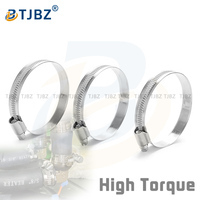 Colliers de serrage en acier inoxydable de type allemand pour conduites de carburant, 44-64 mm, fournis directement par l'usine