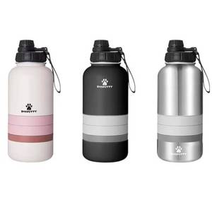 Botella de Agua Portátil Aislada para <span class=keywords><strong>Perros</strong></span> Petop de 32 oz, 3 Tazones Desmontables, Acero Inoxidable 304, a Prueba de Fugas, para Senderismo, <span class=keywords><strong>Camping</strong></span> y Caminatas - Product Image 4