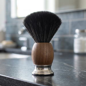 Pinceau à raser synthétique végétalien Maclura en gros avec manche en bois personnalisable avec votre logo - Product Image 4