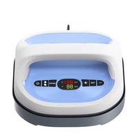 Goosam Machine d'estampage à chaud manuelle 21x24.5 cm 8.3x9.6 pouces Machine de sublimation à pression thermique pour t-shirt