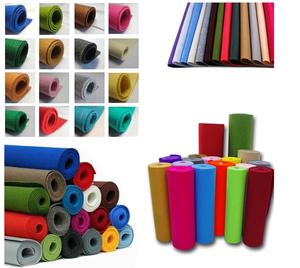 Feuilles de tissu feutre rigide non tissé épais personnalisé de différentes couleurs pour le bricolage de jouets créatifs en pâte - Product Image 4