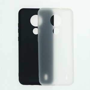 Produttore all'ingrosso opaco TPU custodie morbide smerigliate <span class=keywords><strong>Cover</strong></span> posteriore in Silicone custodia per cellulare Nokia <span class=keywords><strong>C21</strong></span> nero - Product Image 2
