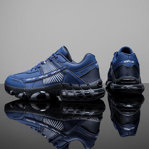 נעלי ריצה לגברים מעור קל משקל עם צווארון רשת נושם וסוליה עם כרית אוויר לאימונים יומיומיים, מידות US 13 14, מחיר 47 48 יורו. - Product Image 5