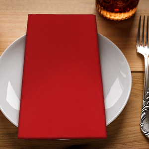 Serviettes jetables en lin <span class=keywords><strong>bleu</strong></span> <span class=keywords><strong>marine</strong></span> 100 pièces Serviettes d'invité absorbantes 1 pli Serviettes de table de style sac - Product Image 1