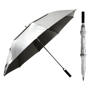 Rain Gear Large UV Protect Pongee Straight Golf <b>Umbrella</b> with Logo Custom <b>Windproof</b> for Men Beach Business Gift - Product Image 3
