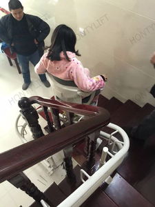 Incurvé intelligent automatique d'urgence maison ascenseur ascenseur de chaise d'escalier pour personnes handicapées - Product Image 6