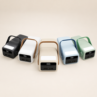 Batterie externe haute capacité 60000mAh 50000mAh 40000mAh, charge rapide 22.5W, avec lumière extérieure et poignée de transport portable