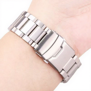 <span class=keywords><strong>Bracelet</strong></span> de montre en acier inoxydable Upro à extrémités courbées avec fermoir double verrouillage pour <span class=keywords><strong>Seiko</strong></span> <span class=keywords><strong>5</strong></span> 20mm 22mm, <span class=keywords><strong>bracelet</strong></span> de remplacement pour montre de plongée Jubilee - Product Image 4