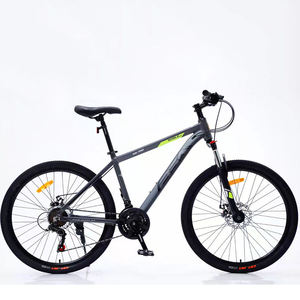 Vélo de montagne Gear Cycle Veil à suspension intégrale, 21 vitesses, cadre en acier, freins à disque, pédales ordinaires pour hommes - Product Image 2